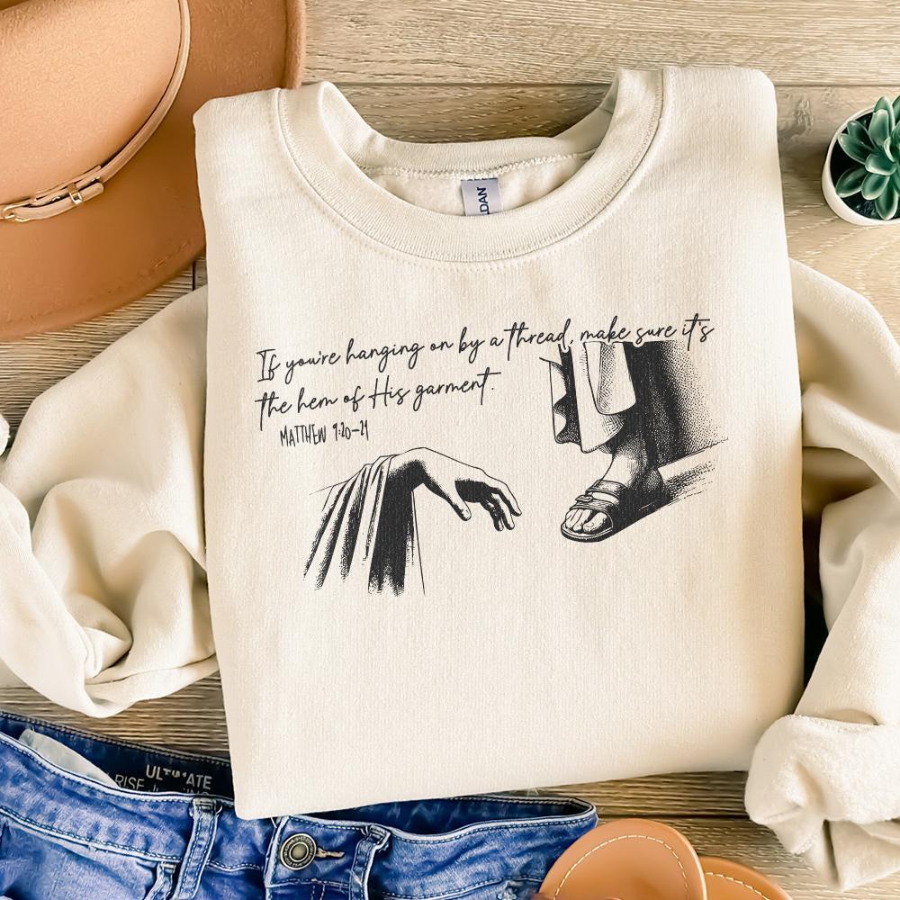 Hem of His Garment PNG, Christian Shirt PNG - 300 DPI Design for T-Shirt