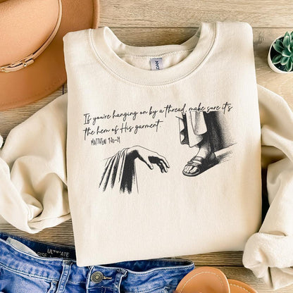 Hem of His Garment PNG, Christian Shirt PNG - 300 DPI Design for T-Shirt