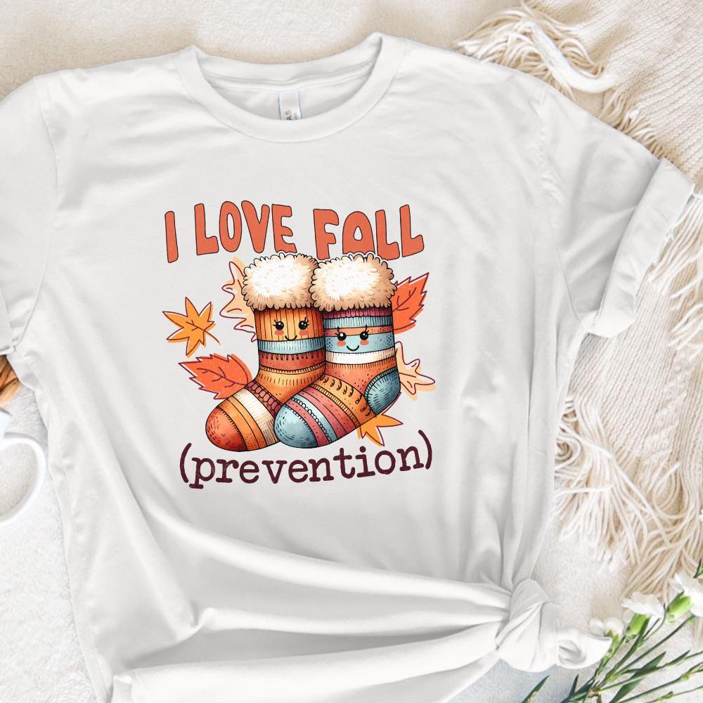 I Love Fall Prevention PNG, Retro Fall Nurse Png - 300 DPI Design for