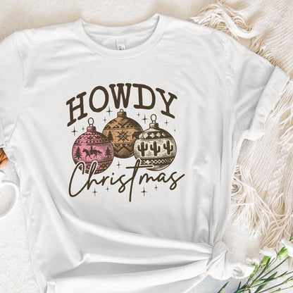 Howdy Christmas PNG, Western Sublimation Design - 300 DPI Design for