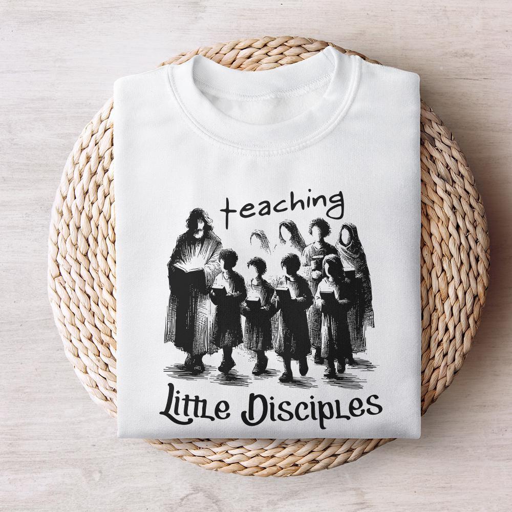Teach Tiny Disciples png PNG, Christian Teacher Digital Download - 300