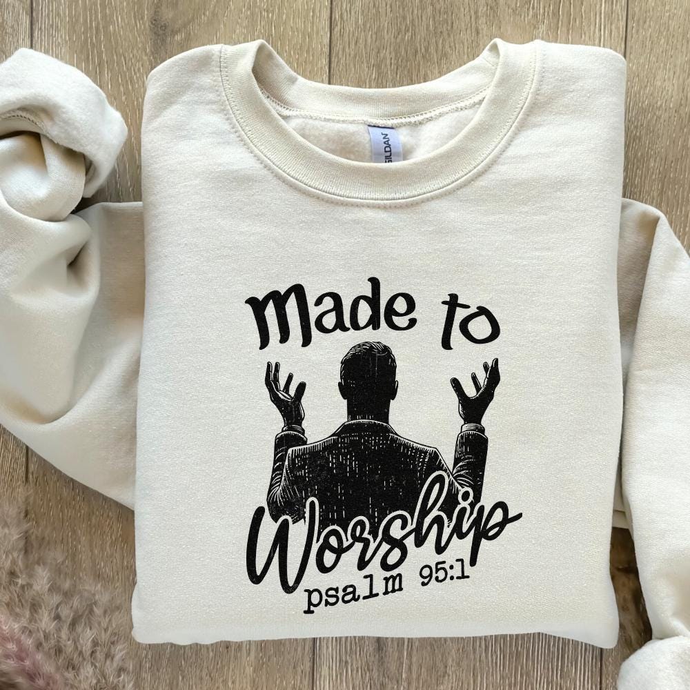 Made to Worship Png, Bible Verse png - 300 DPI Design for T-Shirt