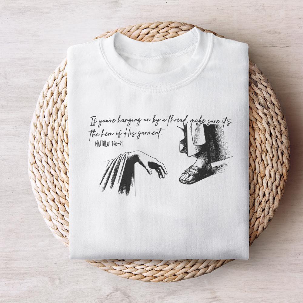 Hem of His Garment PNG, Christian Shirt PNG - 300 DPI Design for T-Shirt