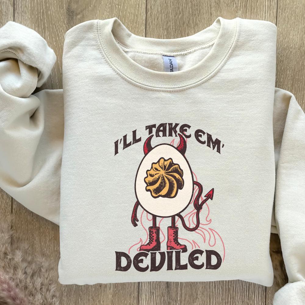 I'll Take Em Deviled PNG, Thanksgiving Sublimation Design - 300 DPI