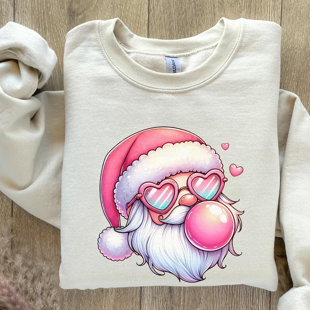 Retro Santa Christmas PNG, Vintage Santa Digital Download - 300 DPI