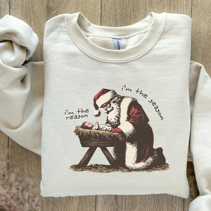 Jesus is the Reason Png, Christian Christmas Png - 300 DPI Design for