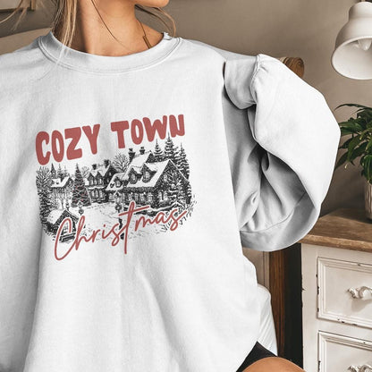 Cozy Town Christmas PNG, Retro Christmas Png - 300 DPI Design for T-Shirt
