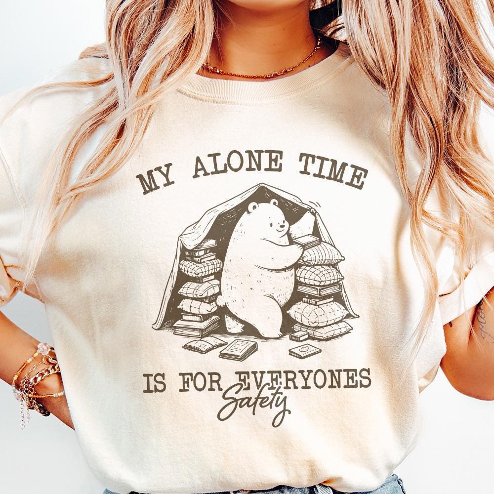My Alone Time Is For Everyone's Safety PNG, Trendy Vintage Angel Design -