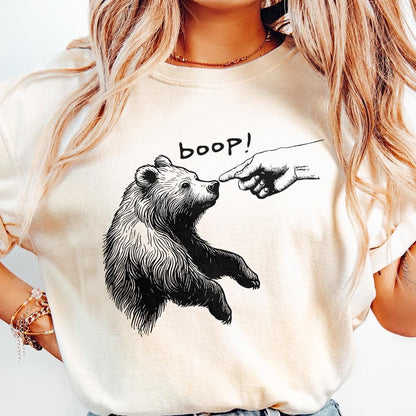 Boop Bear PNG, Grizzly Bear png - 300 DPI Design for T-Shirt
