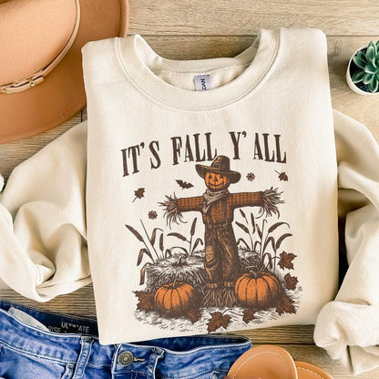 Its Fall Yall PNG, Fall Digital Download - 300 DPI Design for T-Shirt