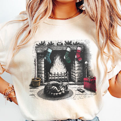 Meowy Christmas Png, Funny Christmas Png - 300 DPI Design for T-Shirt