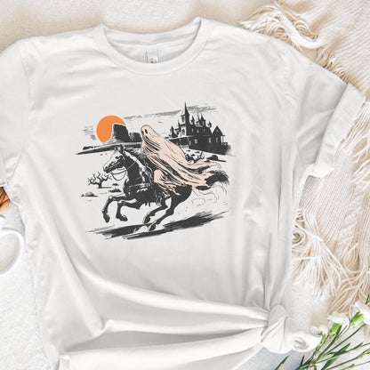 Cowboy Ghost Horse PNG, Halloween Shirt Digital Download - 300 DPI Design