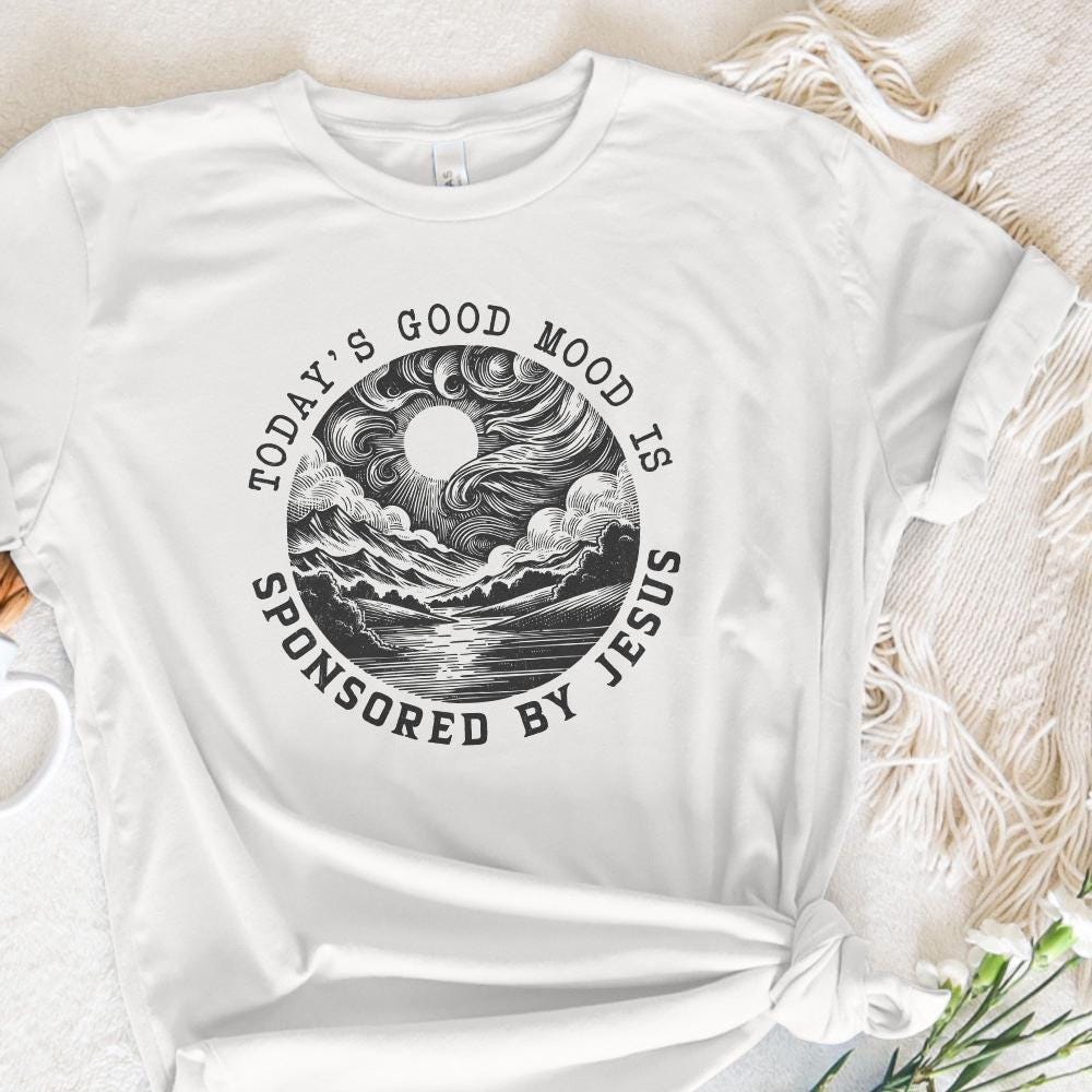 Sponsored by Jesus PNG png, Christian png PNG - 300 DPI Design for T-Shirt