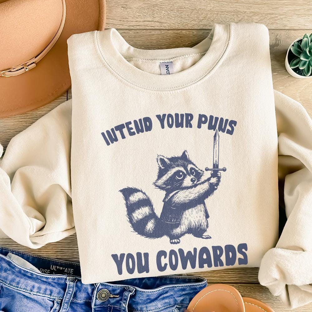 Intend you Puns PNG, Vintage Animals png - 300 DPI Design for T-Shirt