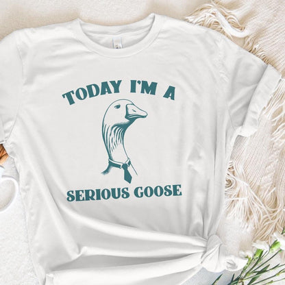 Serious Goose PNG, Silly Goose Era - 300 DPI Design for T-Shirt