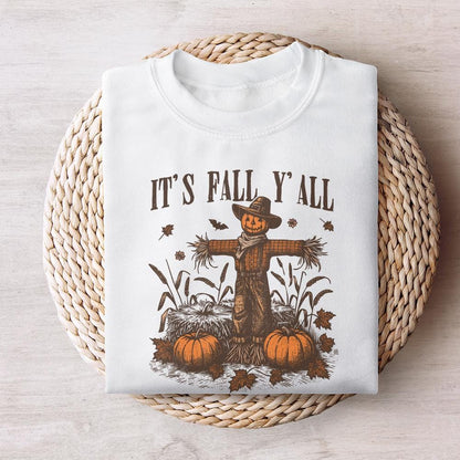 Its Fall Yall PNG, Fall Digital Download - 300 DPI Design for T-Shirt