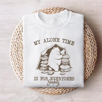 My Alone Time Is For Everyone's Safety PNG, Trendy Vintage Angel Design -