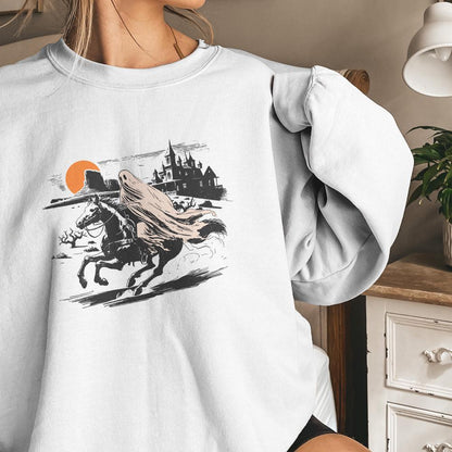 Cowboy Ghost Horse PNG, Halloween Shirt Digital Download - 300 DPI Design