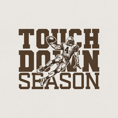 Touchdown Season PNG, Football Mom png - 300 DPI Design for T-Shirt