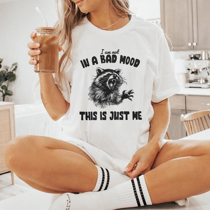 Retro Raccoon PNG, Sarcastic Sublimation Design - 300 DPI Design for