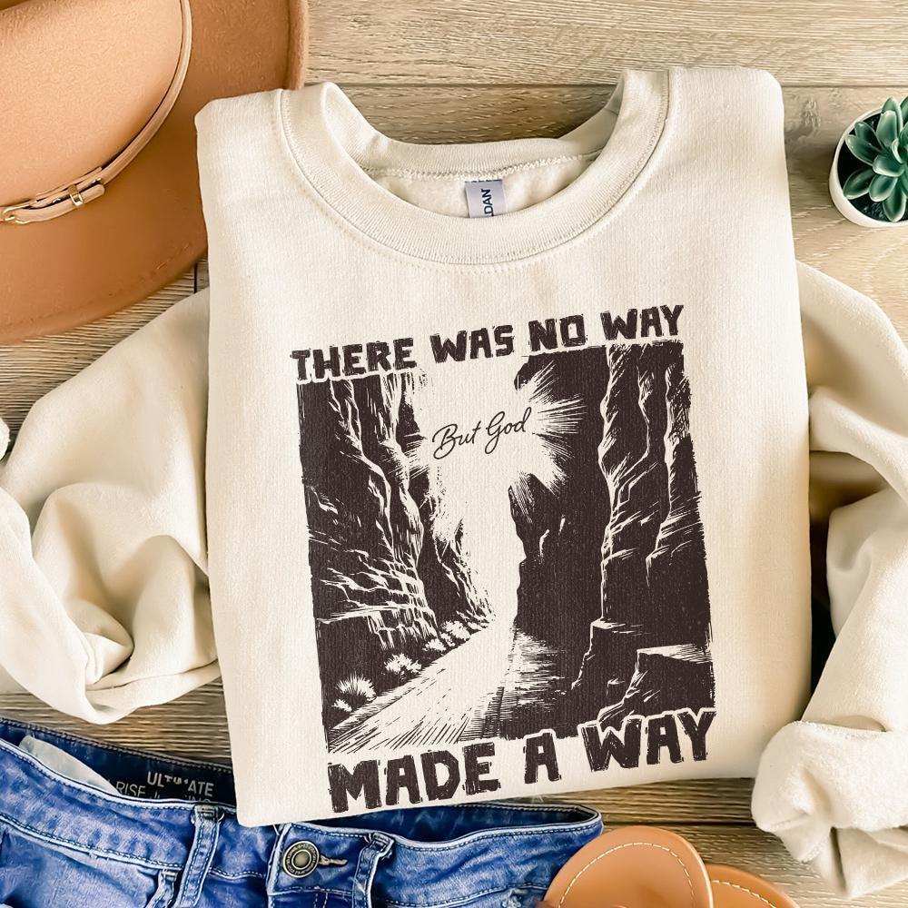 God Made a Way PNG, Western PNG - 300 DPI Design for T-Shirt
