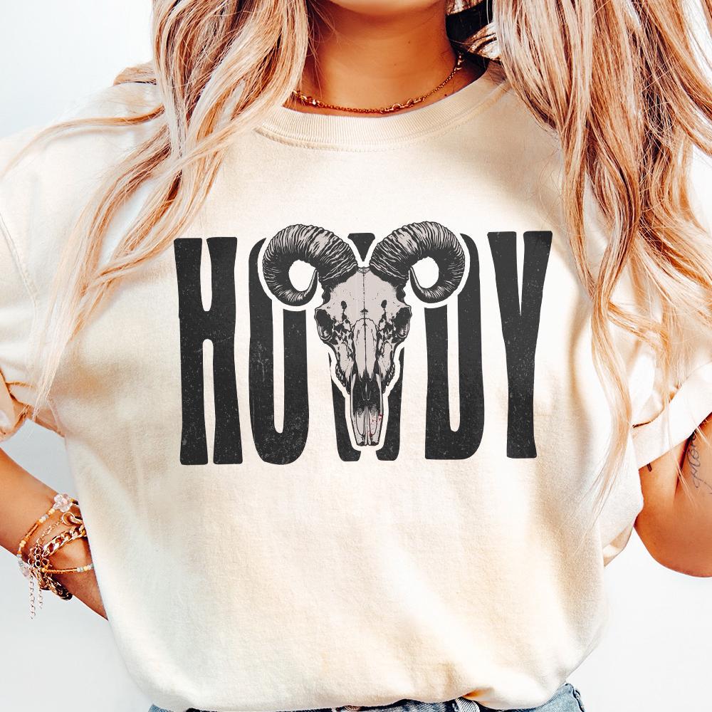 Howdy PNG, Digital Download - 300 DPI Design for T-Shirt