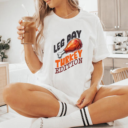 Retro Leg Day Turkey Edition PNG, Thanksgiving Design - 300 DPI Design