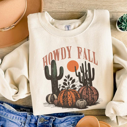 Western Fall Png, Howdy Fall Png - 300 DPI Design for T-Shirt