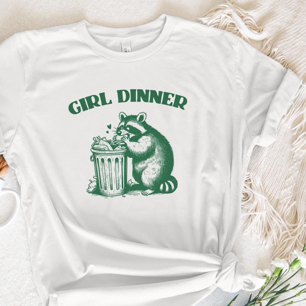 Raccoon Meme PNG, Funny Graphic Tee - 300 DPI Design for T-Shirt