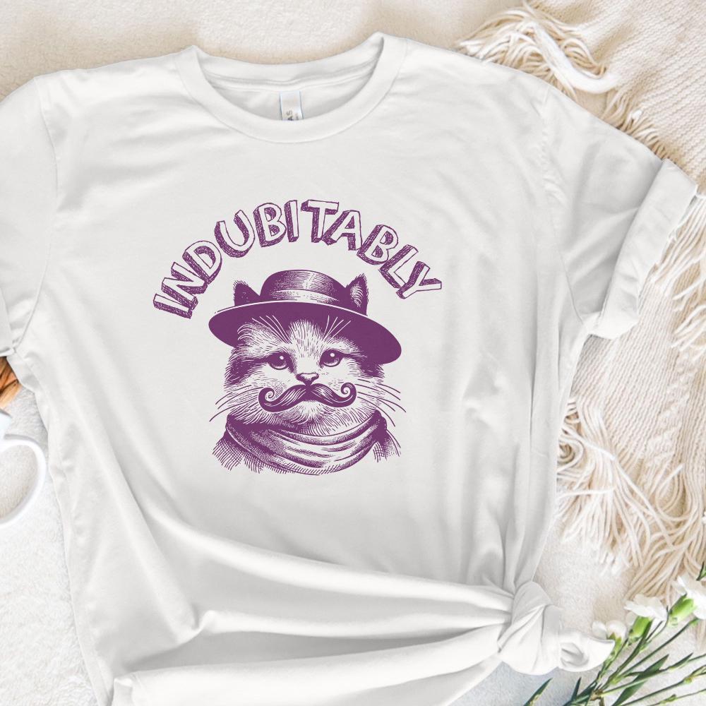 Indubitably Cute Vintage Gentleman cat, Handdrawn Style kitty - 300 DPI