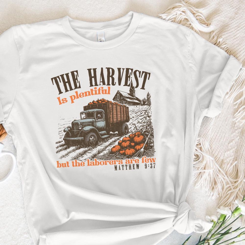 The Harvest Is Plenty PNG, Fall Christian png - 300 DPI Design for T-Shirt