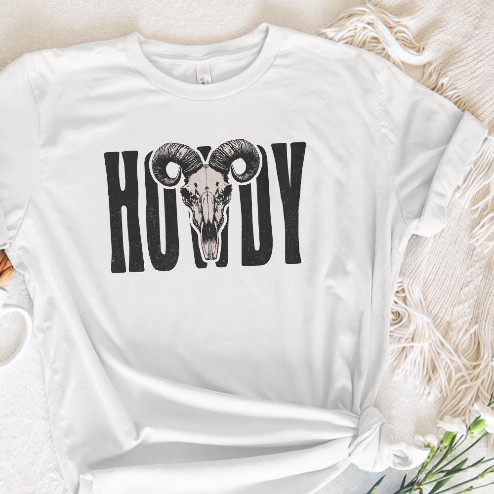 Howdy PNG, Digital Download - 300 DPI Design for T-Shirt