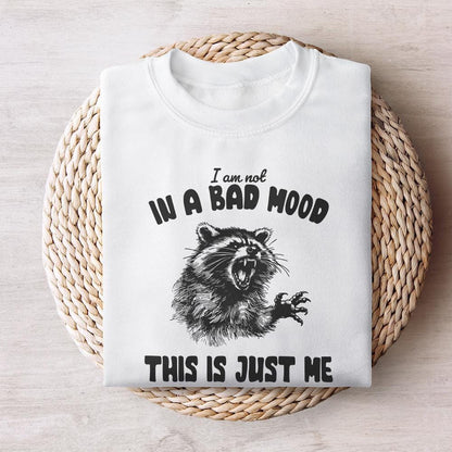 Retro Raccoon PNG, Sarcastic Sublimation Design - 300 DPI Design for