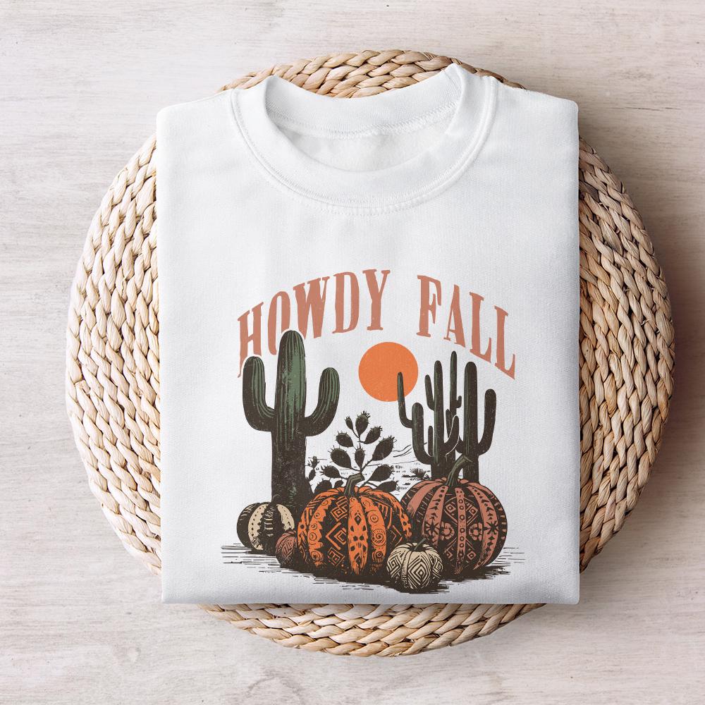 Western Fall Png, Howdy Fall Png - 300 DPI Design for T-Shirt