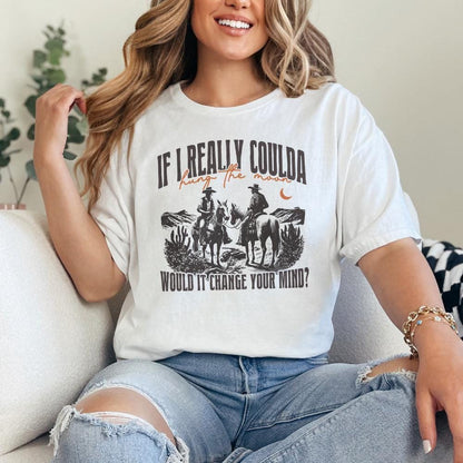 Hung The Moon Digital Download, Western PNG Designs - 300 DPI Design for