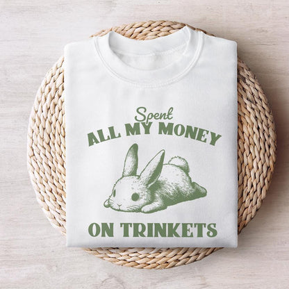 Spent all my money on Trinkets PNG, Digital Download - 300 DPI Design for