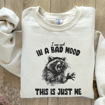 Retro Raccoon PNG, Sarcastic Sublimation Design - 300 DPI Design for