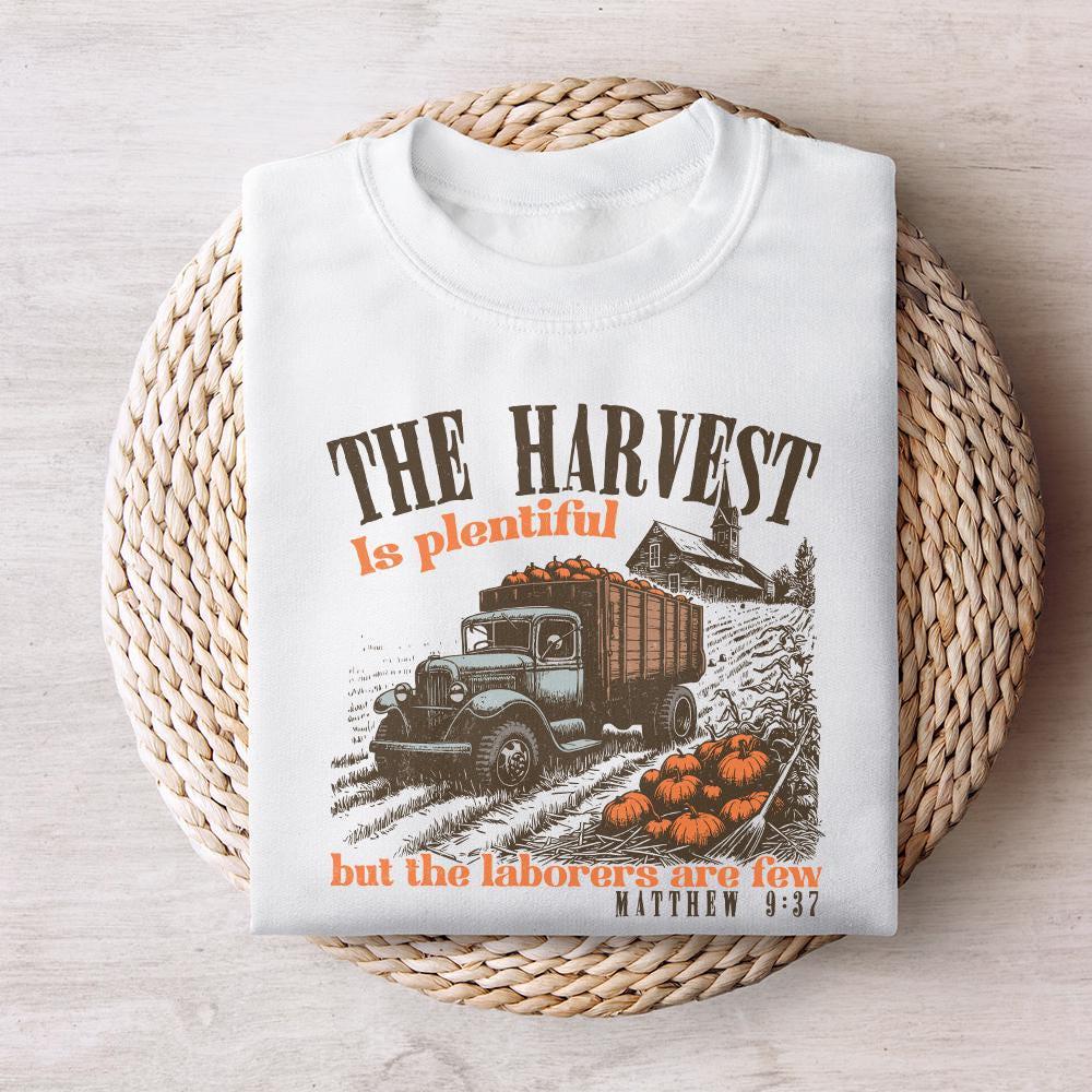The Harvest Is Plenty PNG, Fall Christian png - 300 DPI Design for T-Shirt
