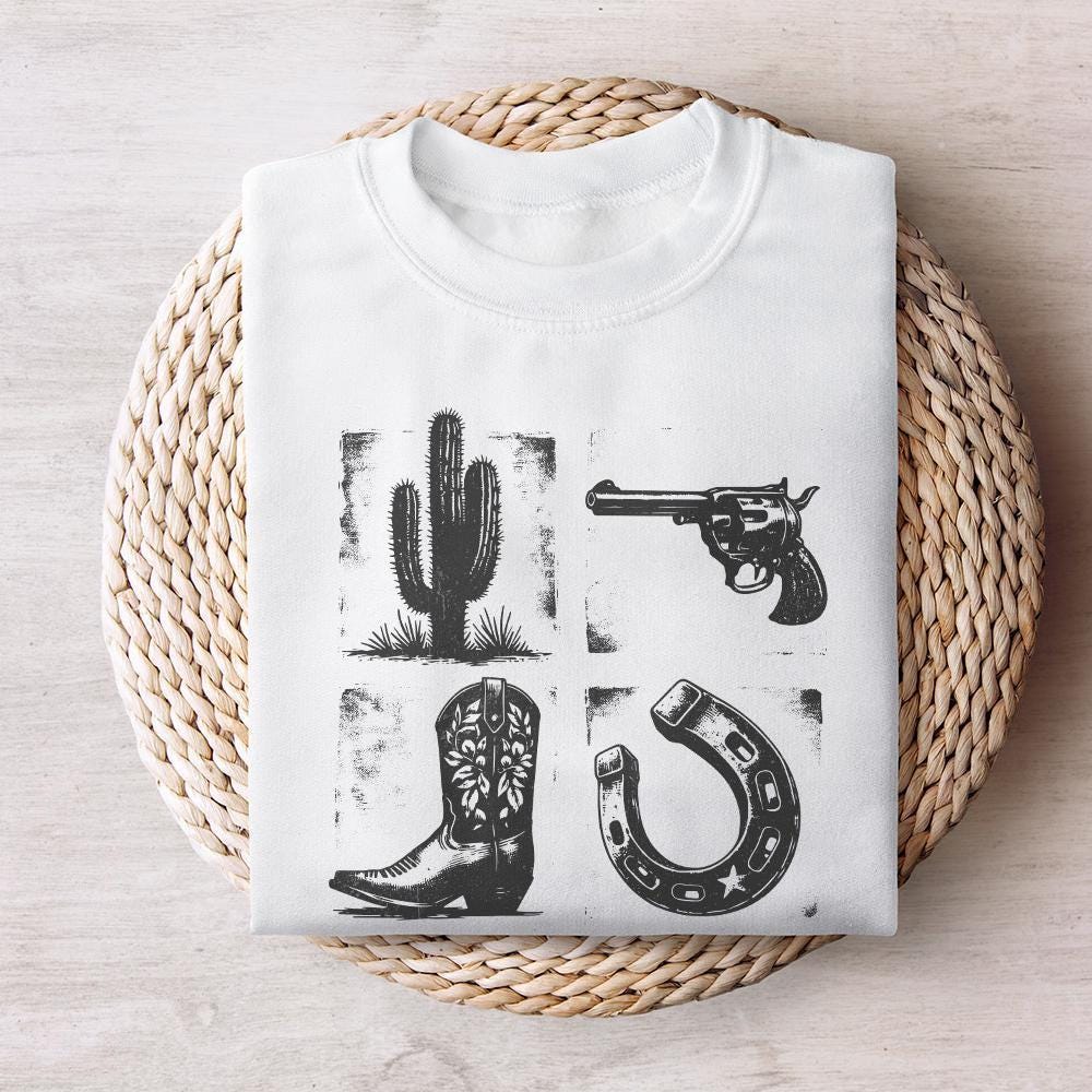 Western PNG Design, Poker Cards - 300 DPI Design for T-Shirt