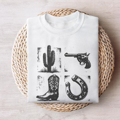 Western PNG Design, Poker Cards - 300 DPI Design for T-Shirt