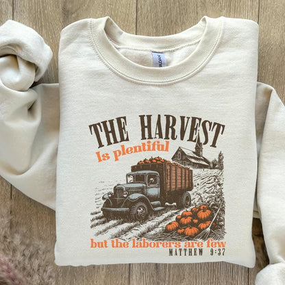 The Harvest Is Plenty PNG, Fall Christian png - 300 DPI Design for T-Shirt