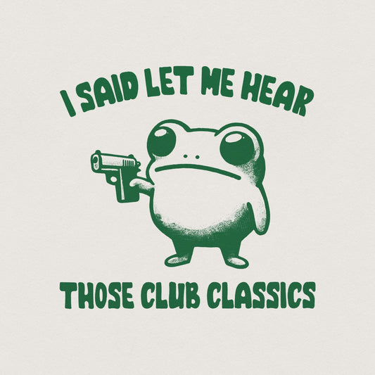Funny Frog with Gun PNG, Retro Meme Style Art - 300 DPI Design for T-Shirt