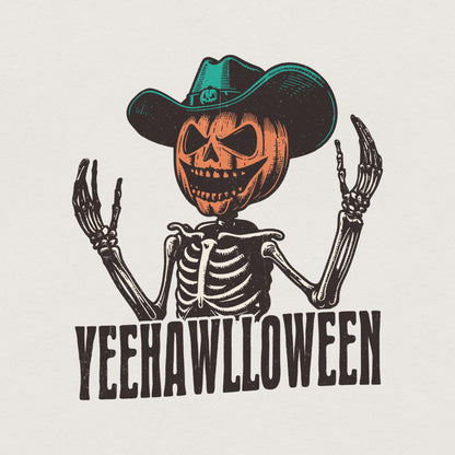 Yeehawlloween Western PNG, Trendy Western Designs - 300 DPI Design for