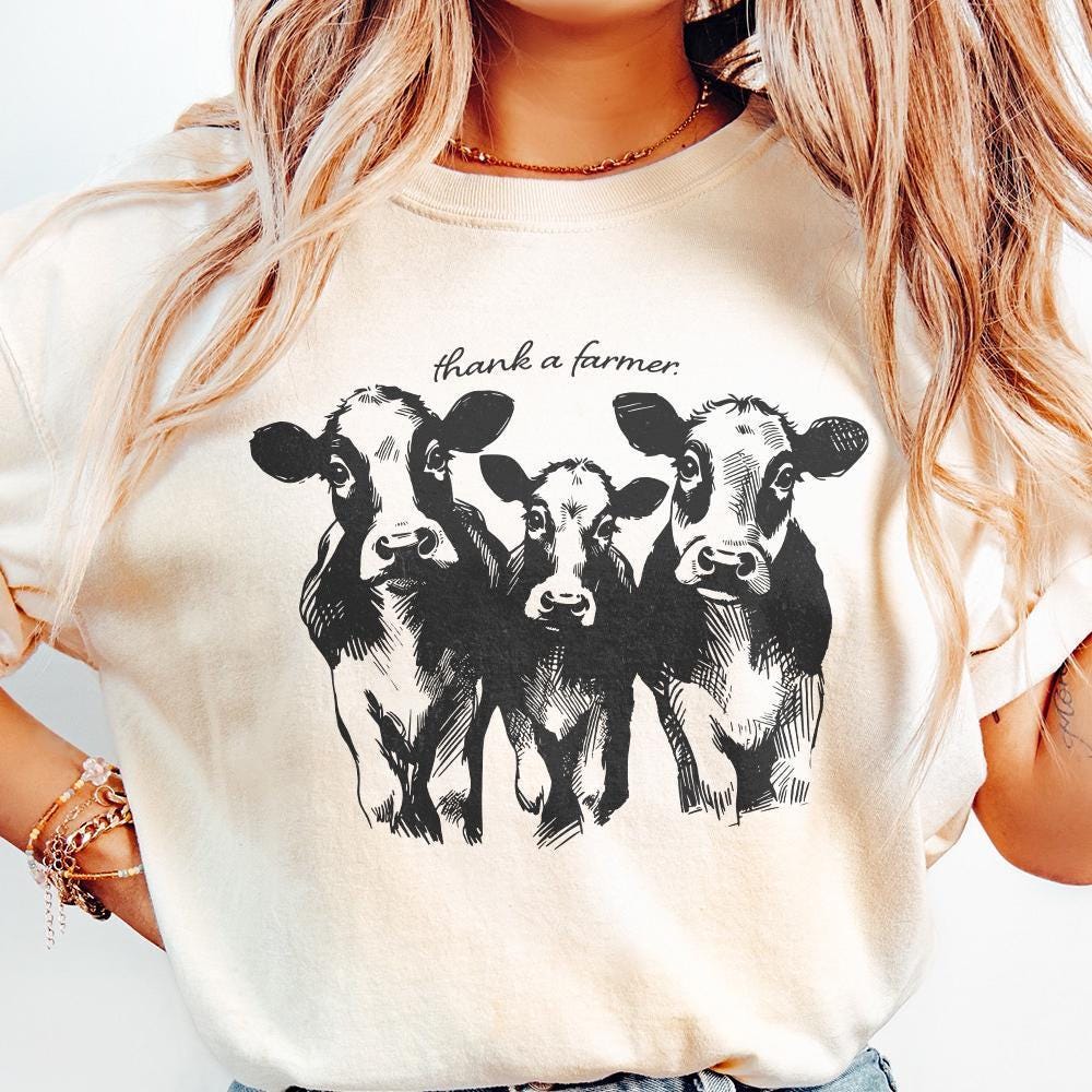 Thank a Farmer PNG, Digital Download - 300 DPI Design for T-Shirt