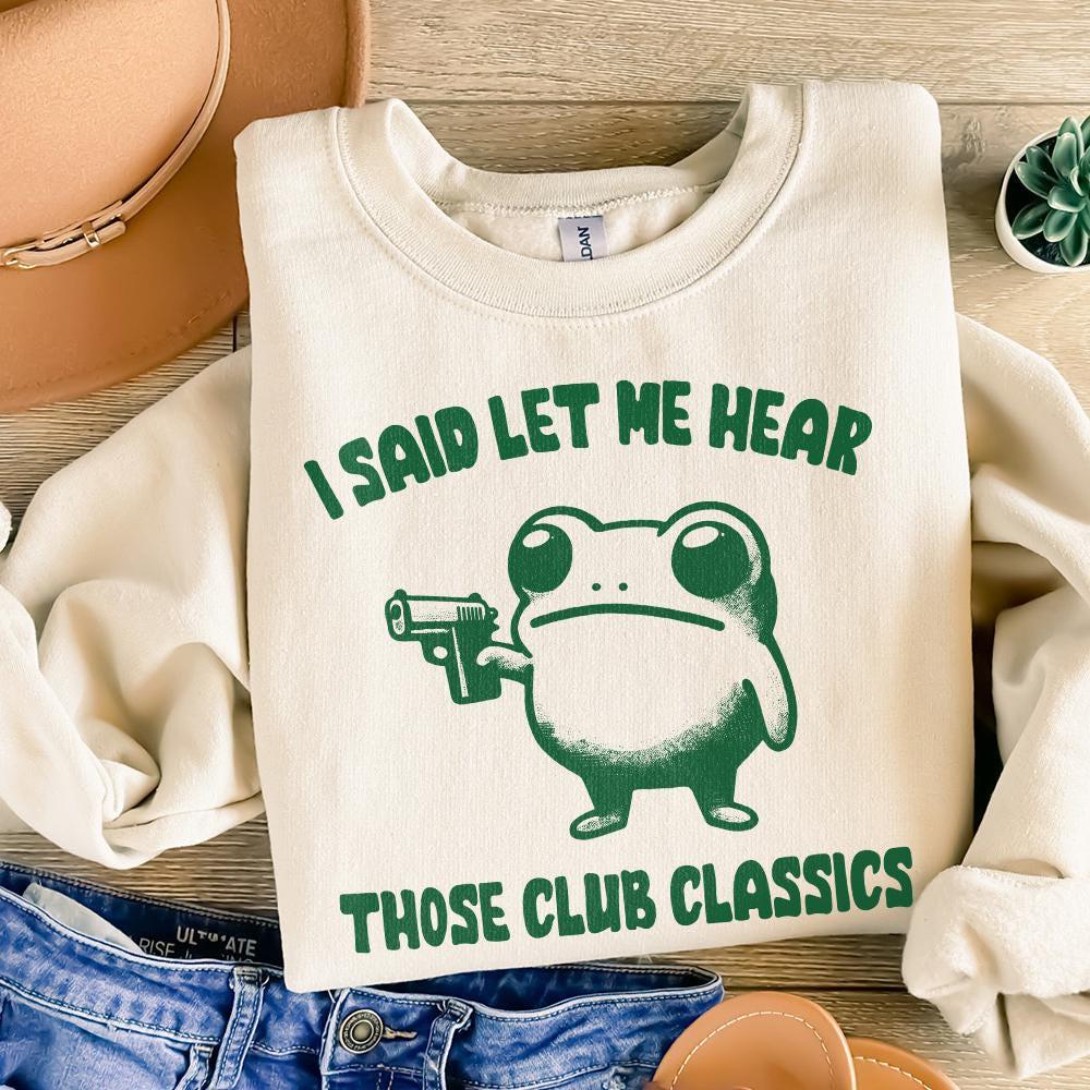 Funny Frog with Gun PNG, Retro Meme Style Art - 300 DPI Design for T-Shirt