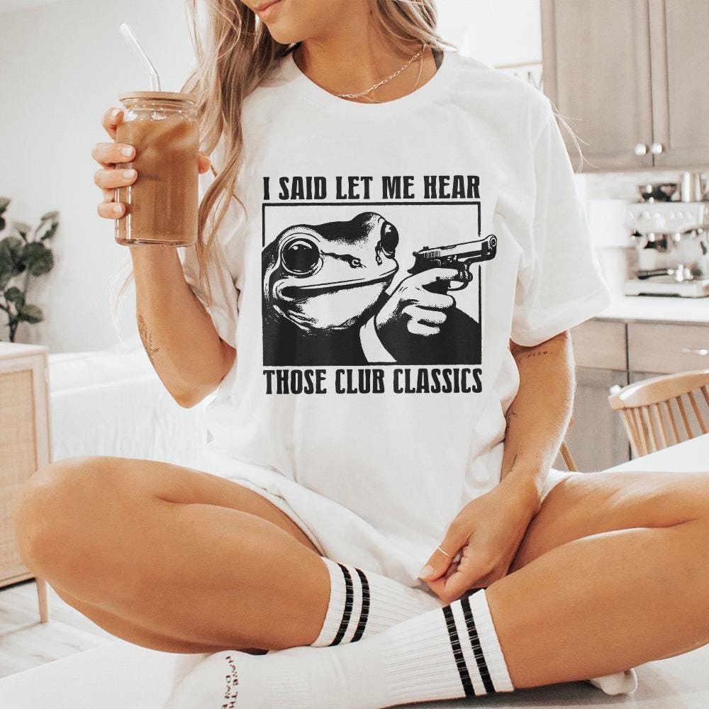 I Said Let me Hear those Classics PNG, Funny Retro PNG - 300 DPI Design