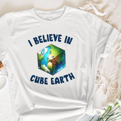 I Believe In Cube Earth png, Earth Sublimation - 300 DPI Design for T-Shirt