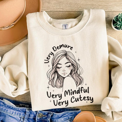 Very Demure PNG, Very Mindful PNG - 300 DPI Design for T-Shirt