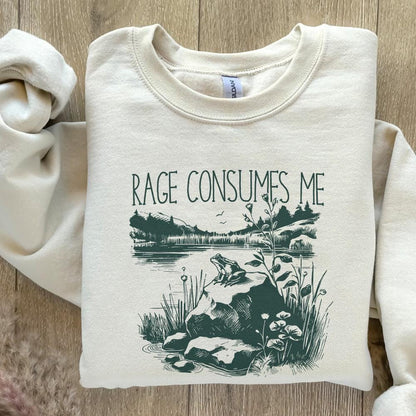 Rage Consumes Me PNG, Amphibian Design - 300 DPI Design for T-Shirt