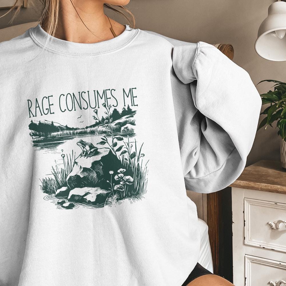 Rage Consumes Me PNG, Amphibian Design - 300 DPI Design for T-Shirt